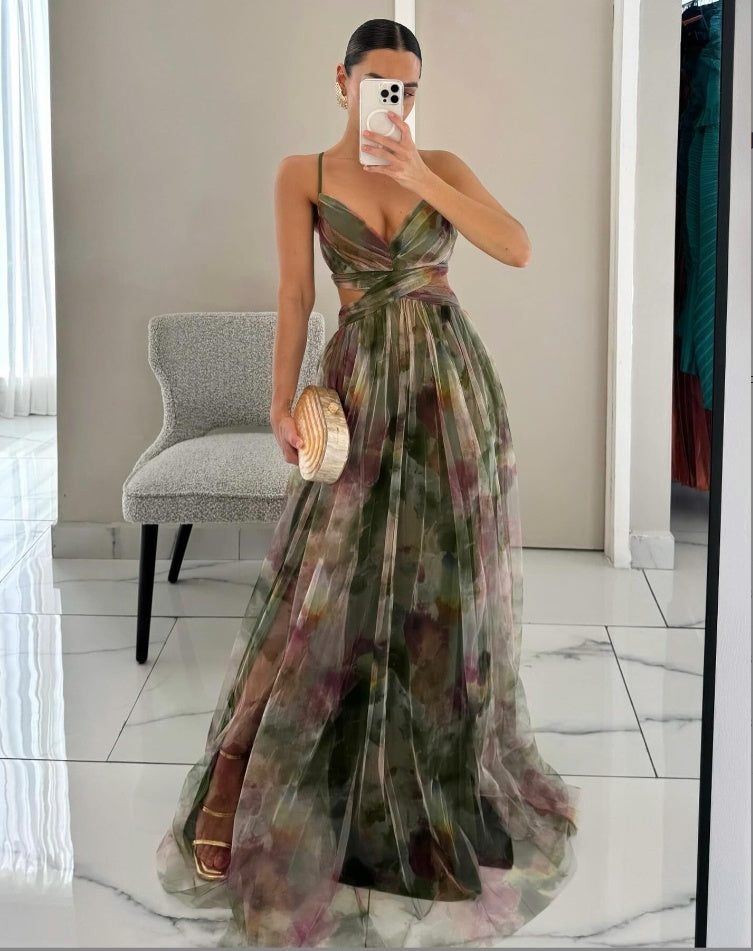 Robe Longue Aura Rose™