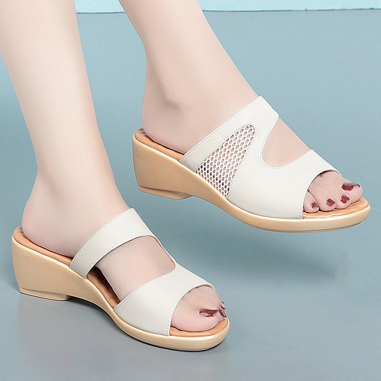 Sandales Compensées Femme – Talon Moyen