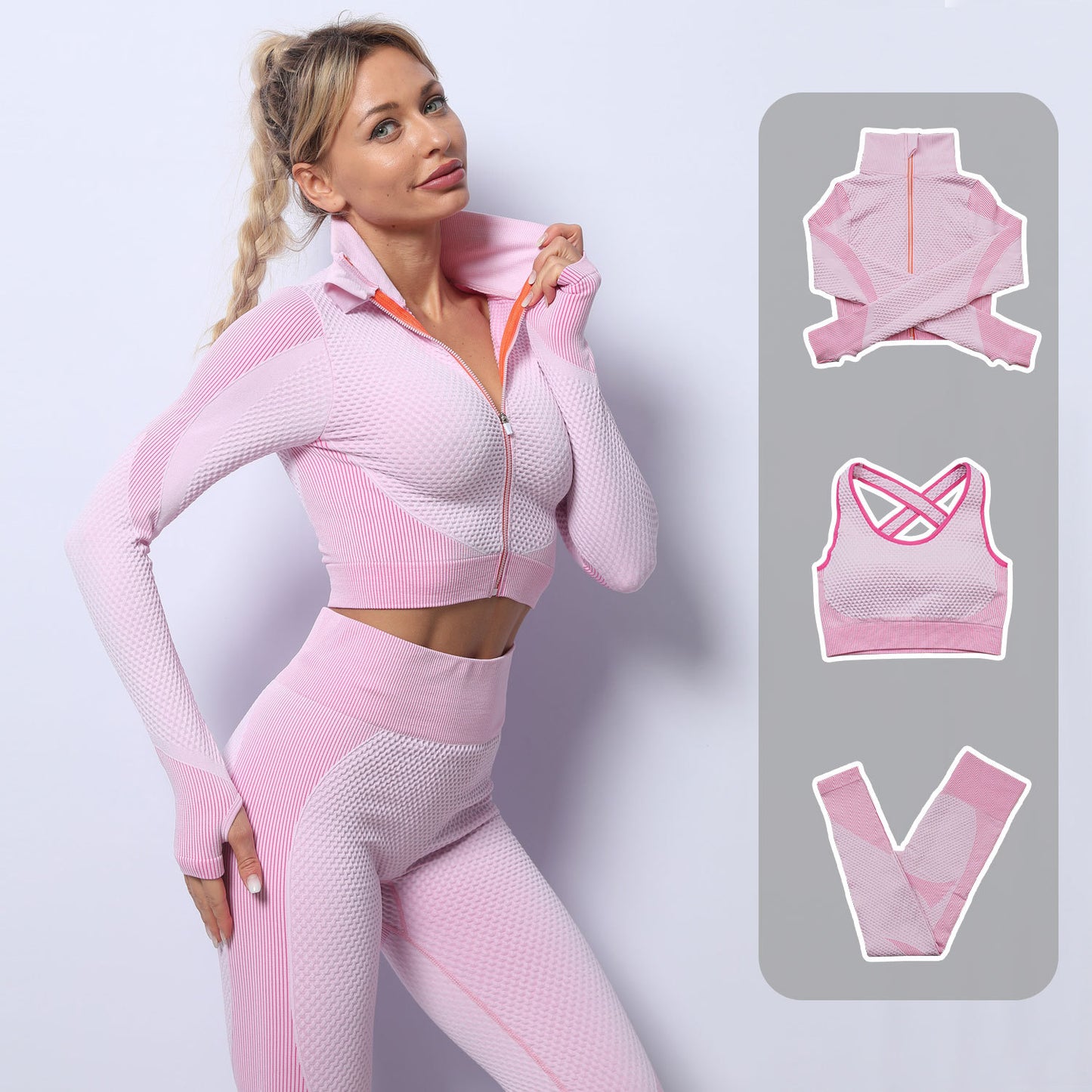 Ensemble Fitness Sculptant 3 Pièces