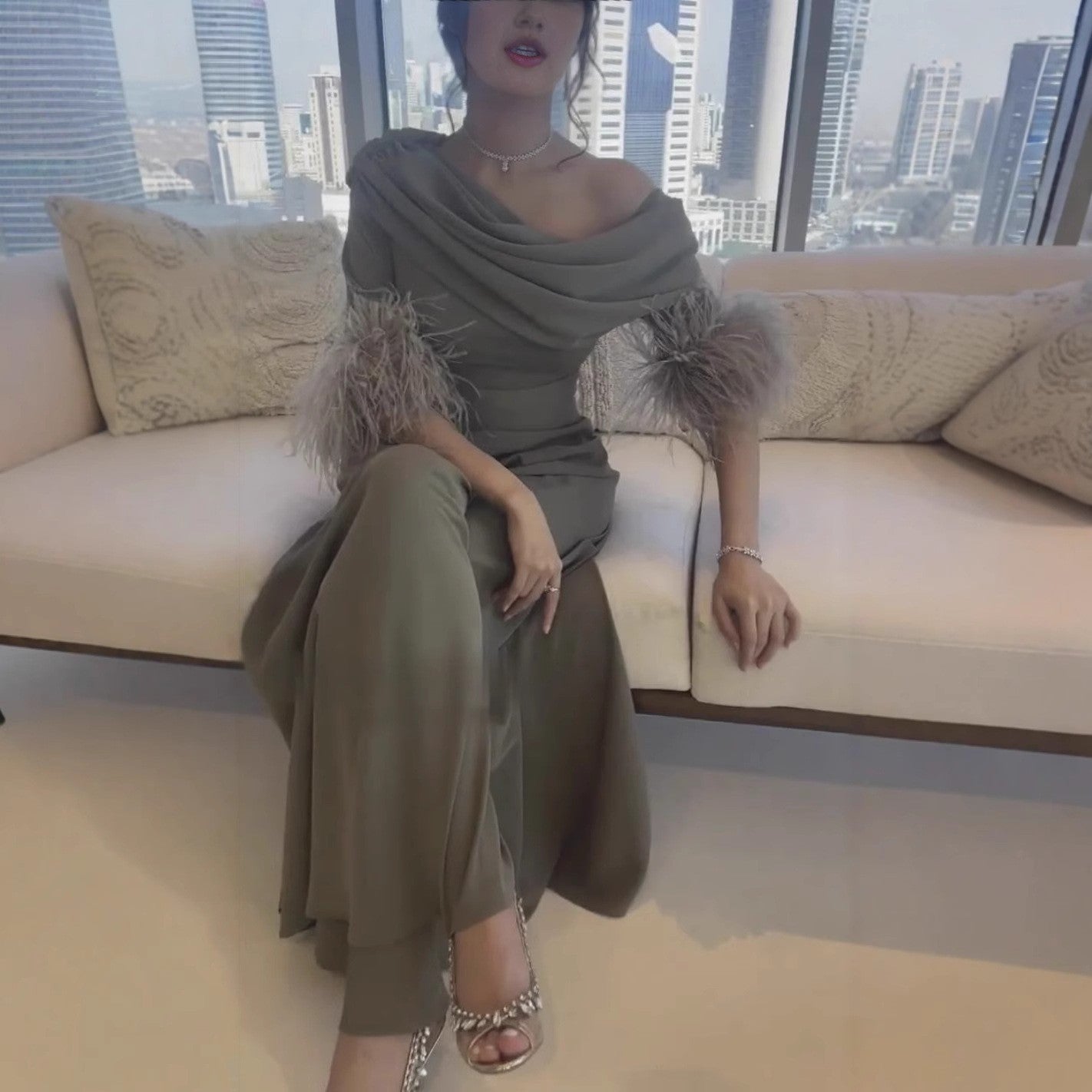 Combinaison Chic Plumes Femme