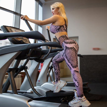 Ensemble Fitness Snake Print Femme