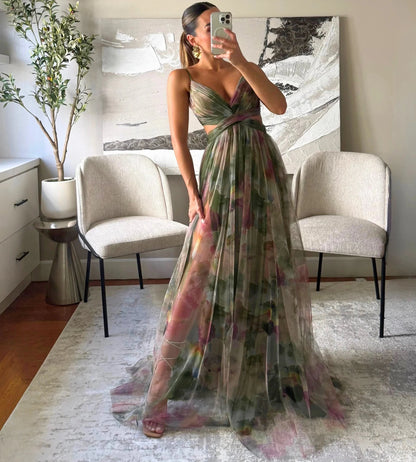 Robe Longue Aura Rose™