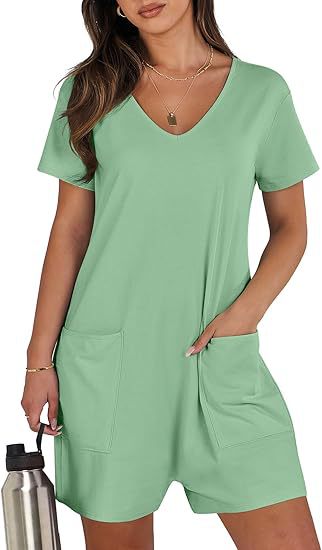 Combinaison d’Été Sans Manches à Ceinture – Style Décontracté Chic