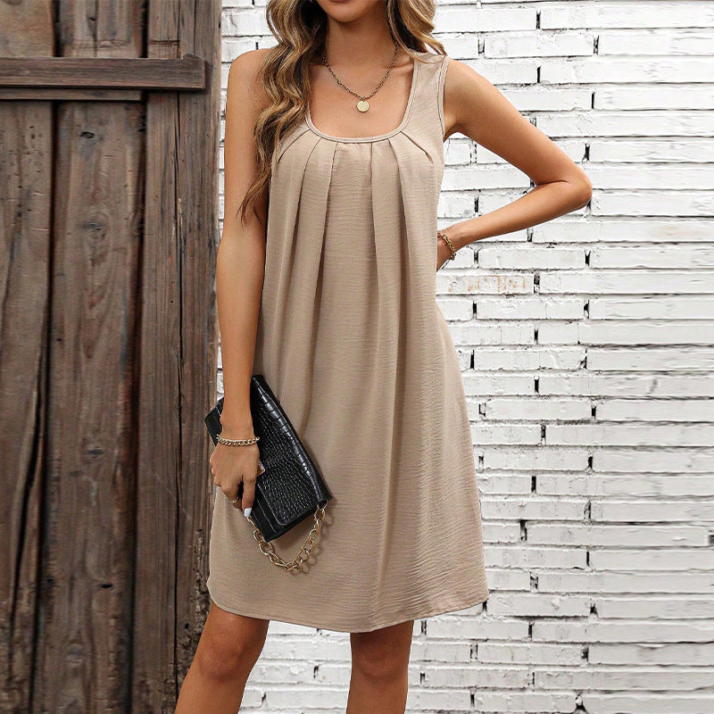 Jupe A-line à Bretelles