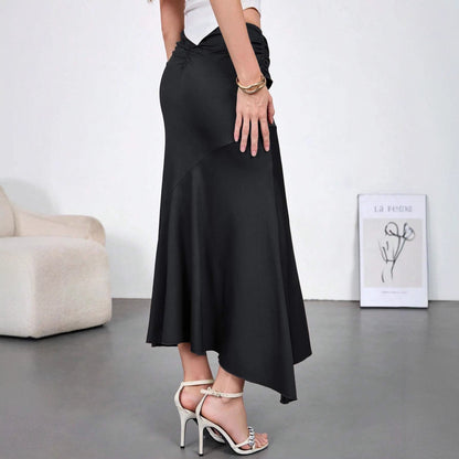 Jupe Asymétrique Taille Haute