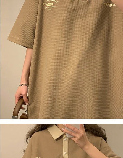 Polo Vintage Femme Manches Courtes