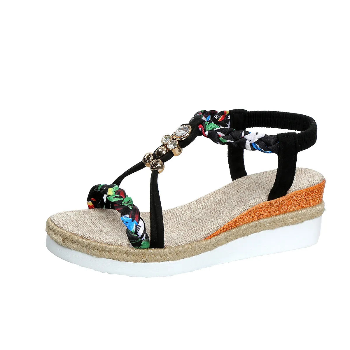 SANDALES COMPENSÉES PERLA BOHÈME™