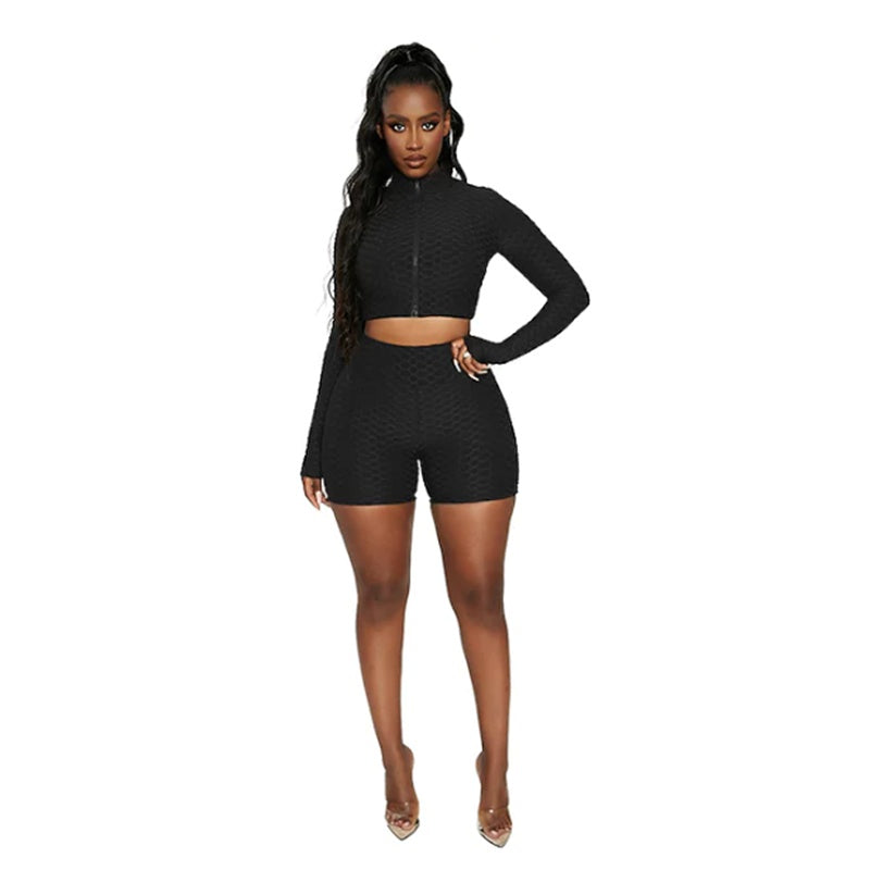 Ensemble Fitness Sculptant Taille Haute
