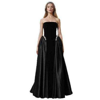 Maxi Dress Femme – Sans Bretelles Élégant