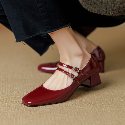 Escarpins Rouge Élégance