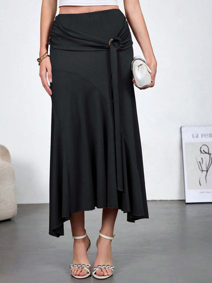 Jupe Asymétrique Taille Haute