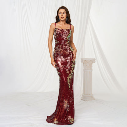 Robe Rouge Scintillante