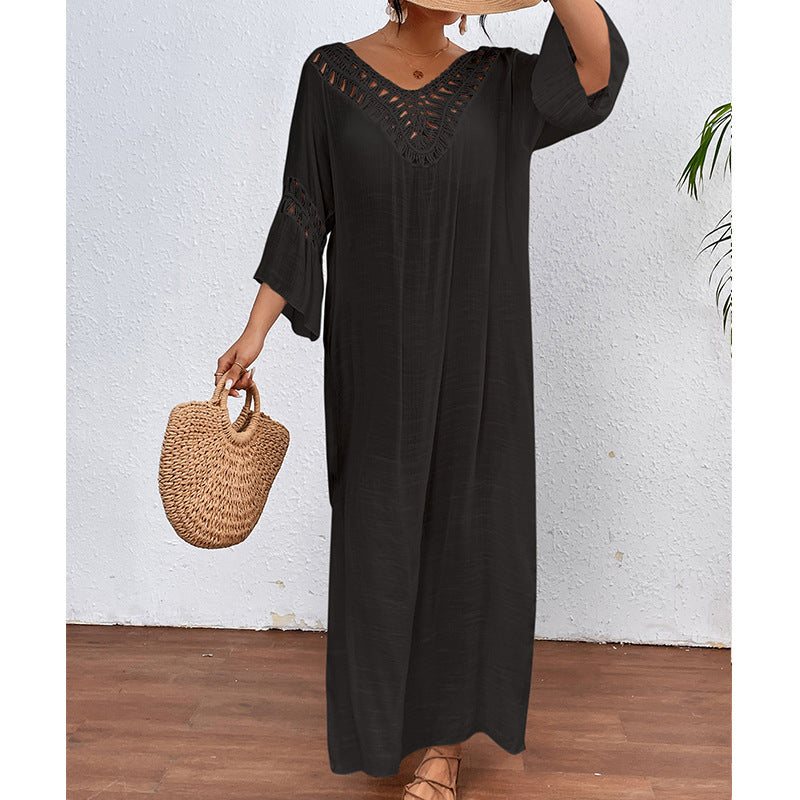 Jupe Plage Crochet Colorée