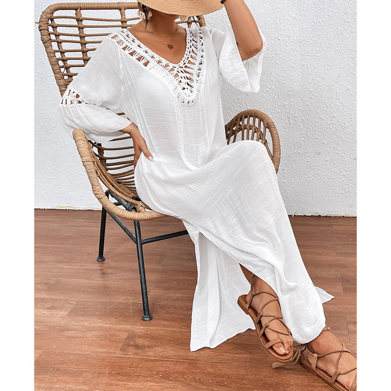 Jupe Plage Crochet Colorée