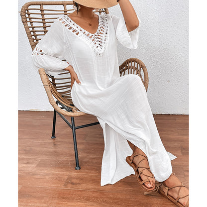 Jupe Plage Crochet Colorée