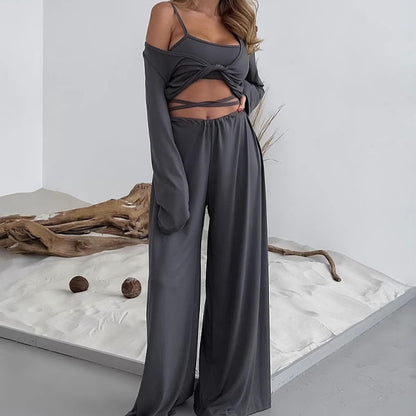 Pyjama Femme Confort – Manches Longues & Pantalon