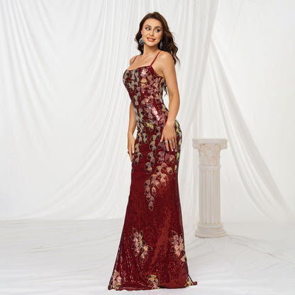 Robe Rouge Scintillante
