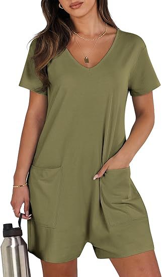 Combinaison d’Été Sans Manches à Ceinture – Style Décontracté Chic