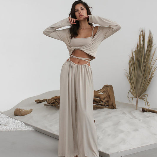 Pyjama Femme Confort – Manches Longues & Pantalon