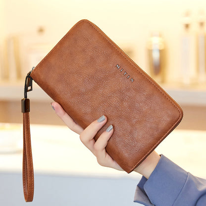 Sac à Main Vintage Antivol en Cuir Ciré