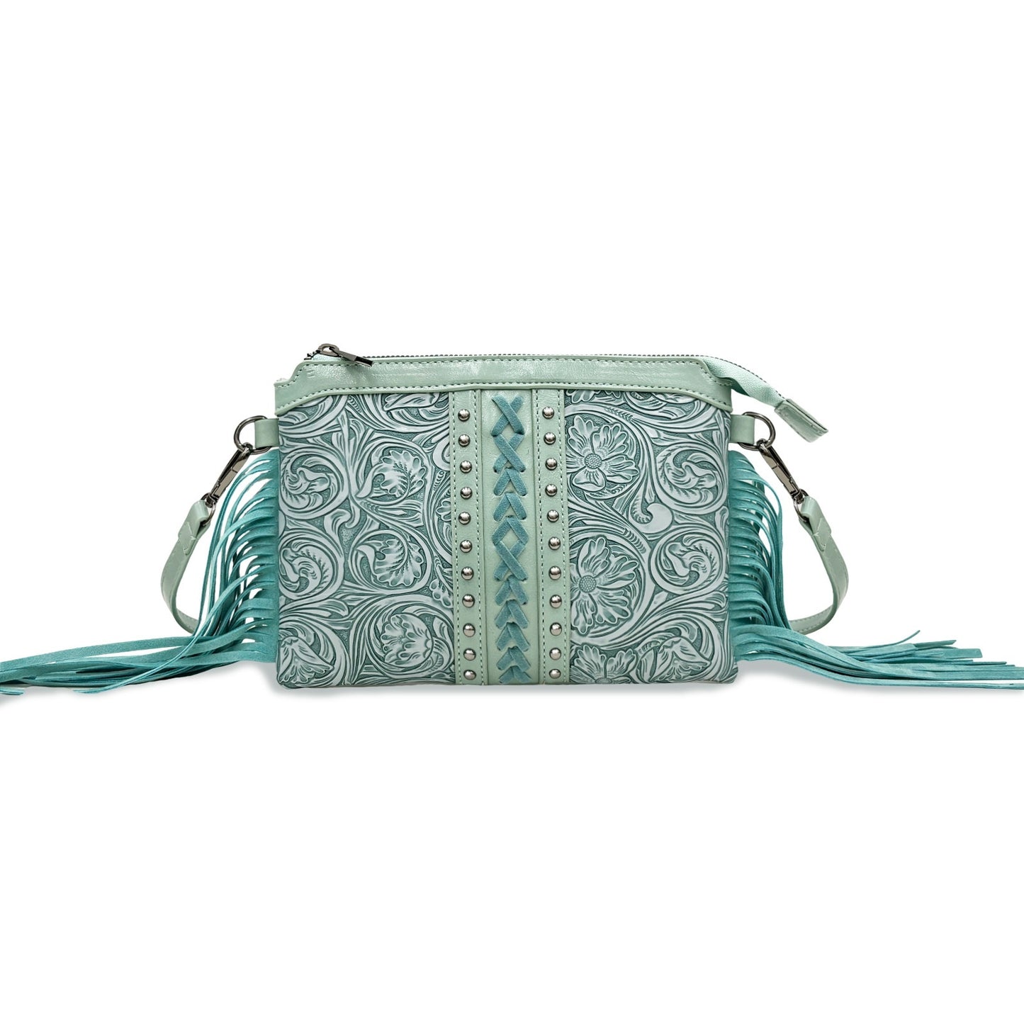 Sac Bandoulière Bohème Chic avec Pompons
