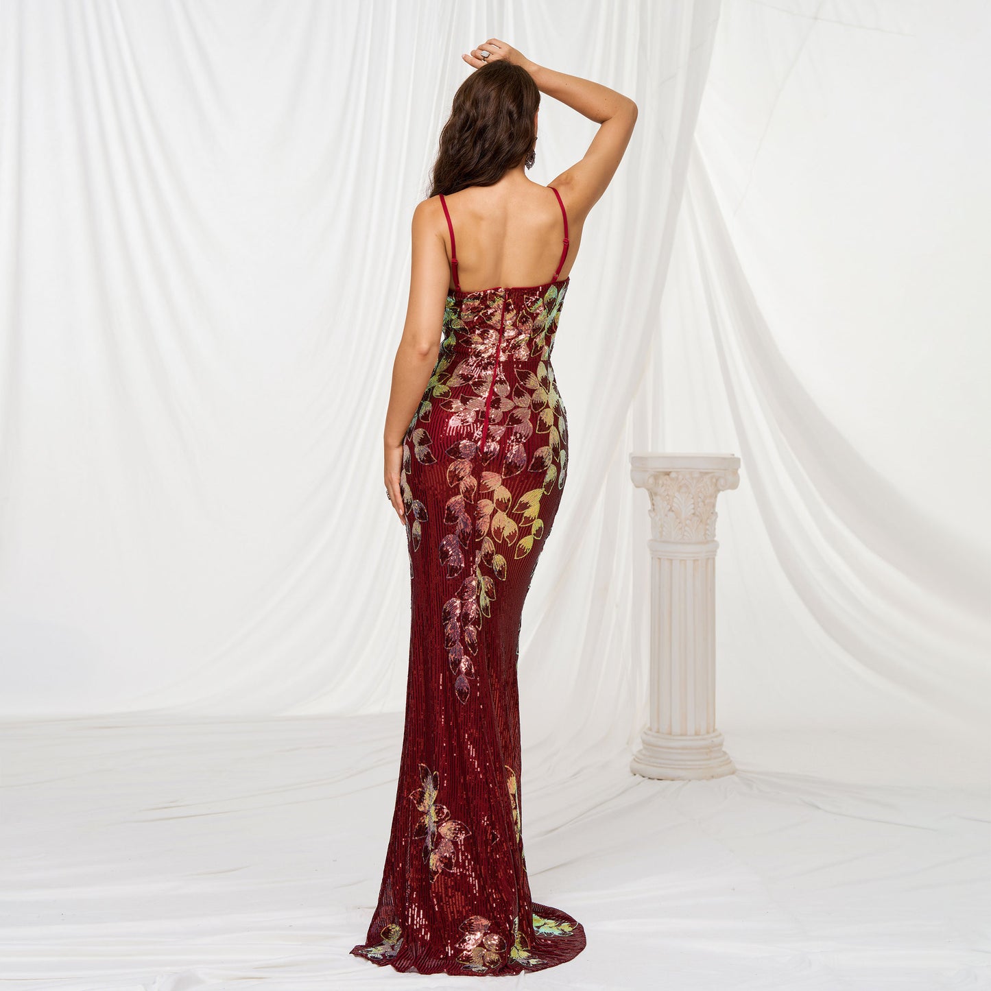 Robe Rouge Scintillante