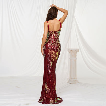 Robe Rouge Scintillante