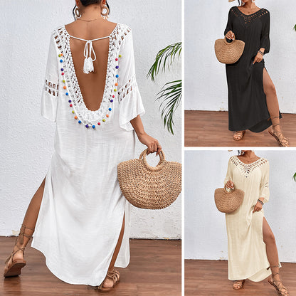 Jupe Plage Crochet Colorée