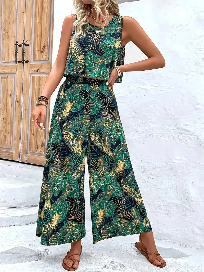 Pantalon Imprimé Élégant pour Femme