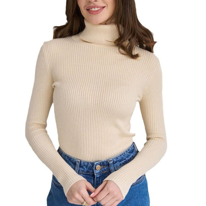Pull Femme à Col Roulé