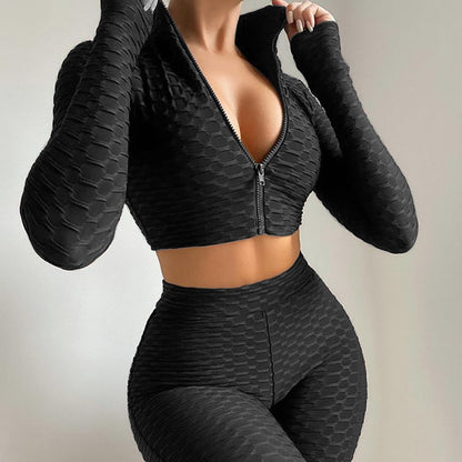 Ensemble Fitness Sculptant Taille Haute