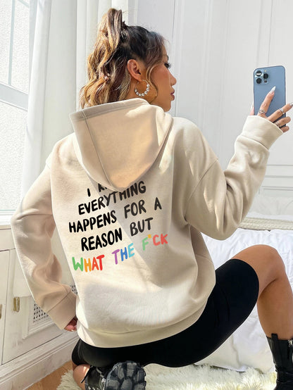 Hoodie Cordon & Lettres