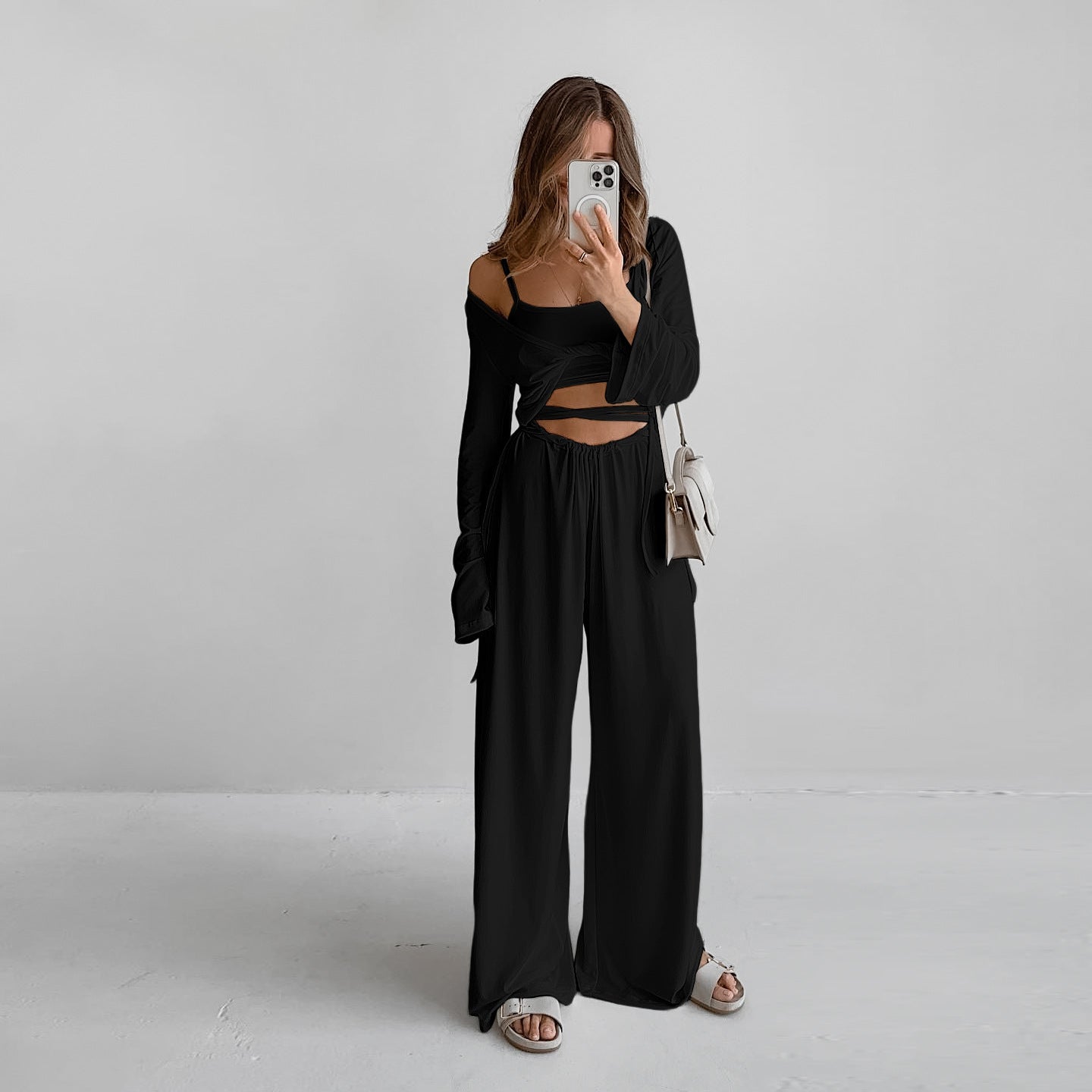 Pyjama Femme Confort – Manches Longues & Pantalon