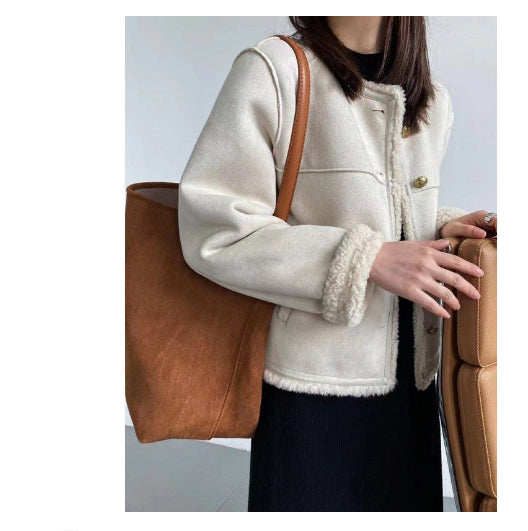 PLUSHIA — Manteau Peluche Douce & Chic