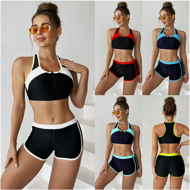 Maillot de bain deux pièces coloré