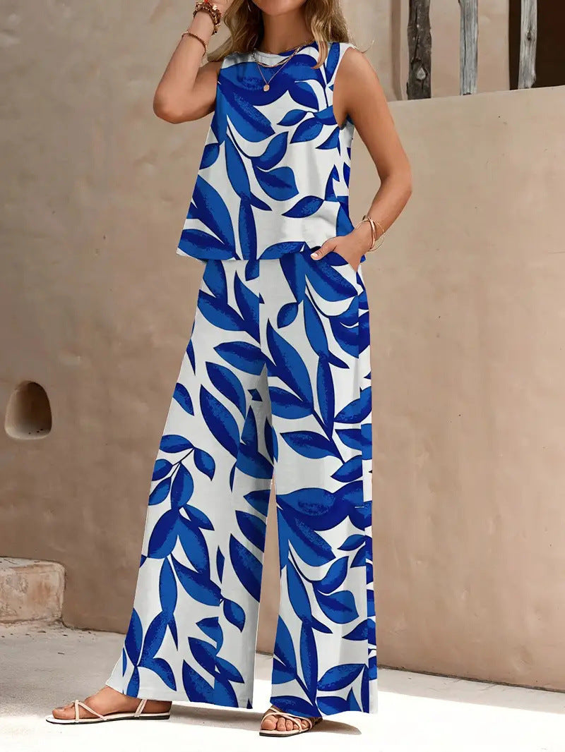 Pantalon Imprimé Élégant pour Femme