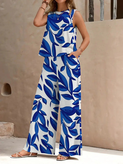 Pantalon Imprimé Élégant pour Femme